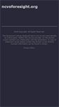 Mobile Screenshot of ncvoforesight.org